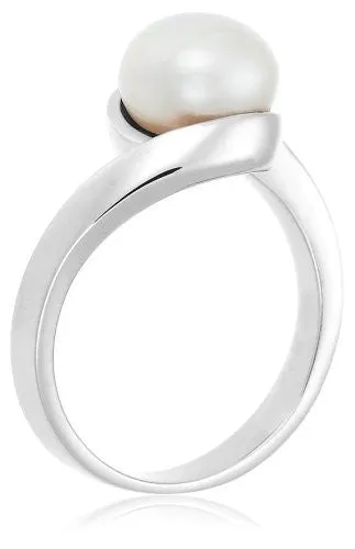 Anillo en Plata con Perla de Agua Dulce