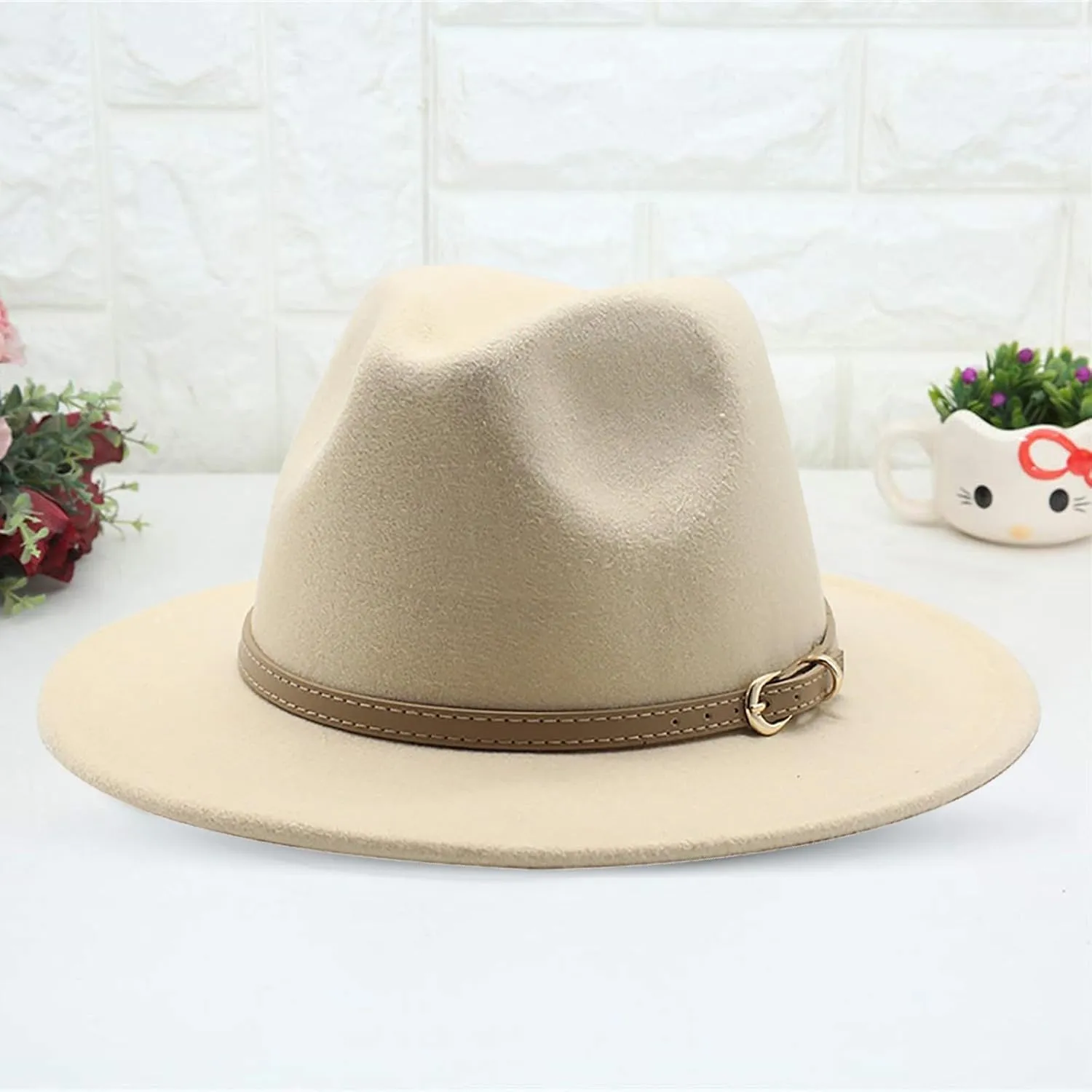 Fedora Hats for Men Wide Brim Panama Hat with Classic Belt Panama Hats for Women Fedora Hats for Men Large