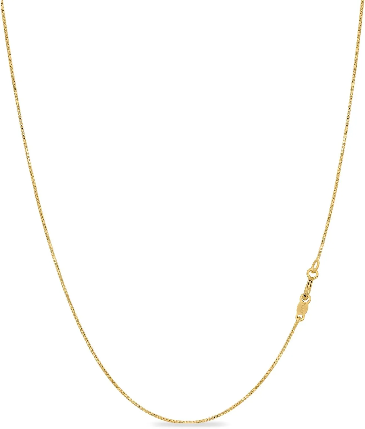 KEZEF 925 Sterling Silver Necklace for Women | Thin 0.7mm 18k Gold plated, Rose Gold chain for women, Silver chain necklace jewelry | cadena de plata 925 para hombre mujer