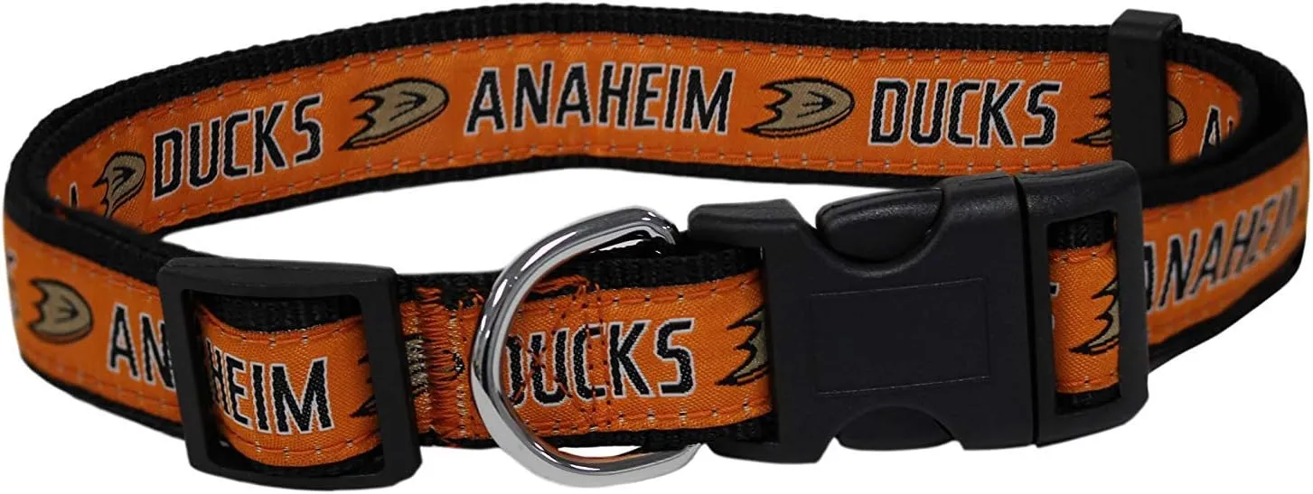 Pets First NHL Collar for Dogs & Cats. Adjustable, Cute, & Stylish! The Ultimate Hockey Fan Collar!