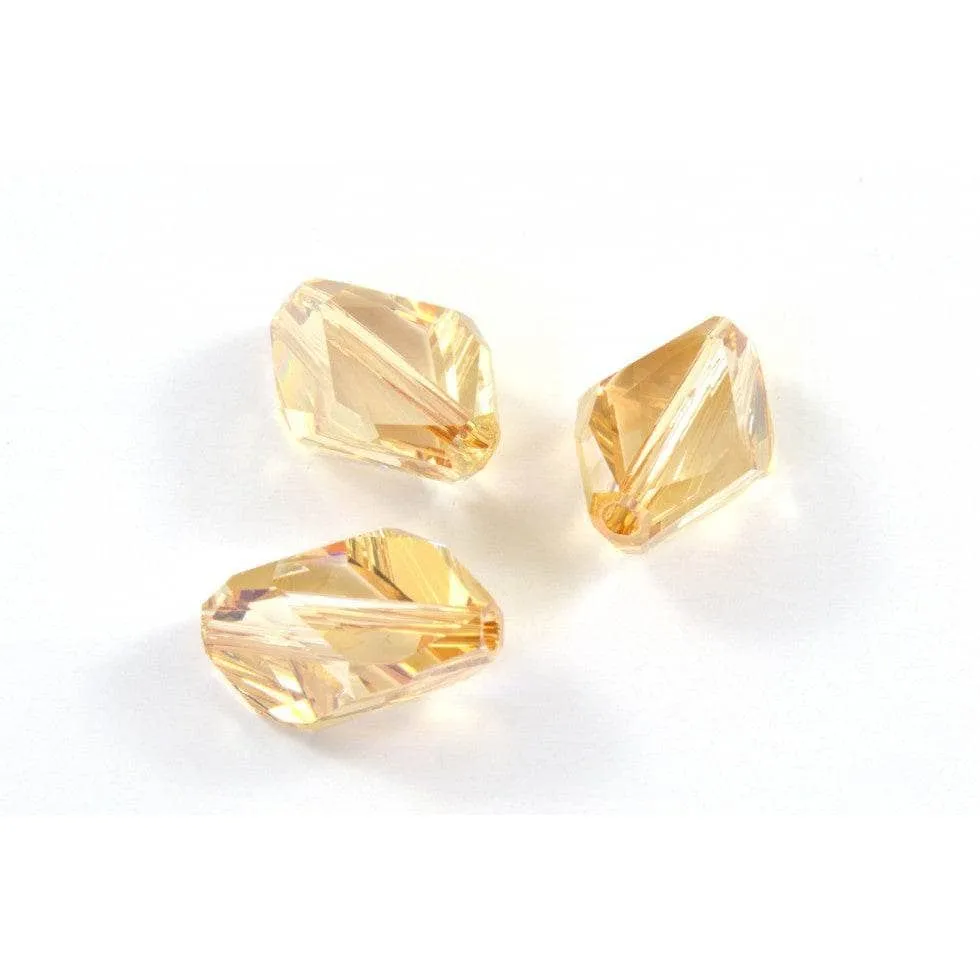 Swarovski Cubist bead 8mm Golden shadow ud