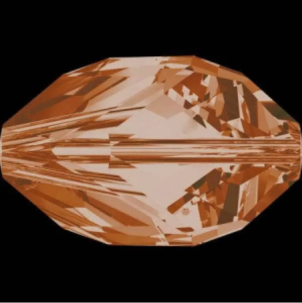 Swarovski Cubist bead 8mm Topaz ud