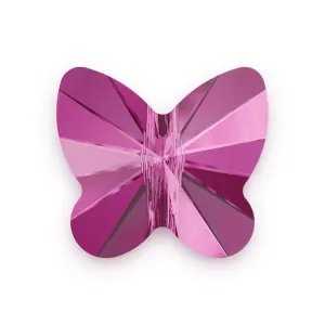 Swarovski Mariposa bead 10mm ud Fucsia