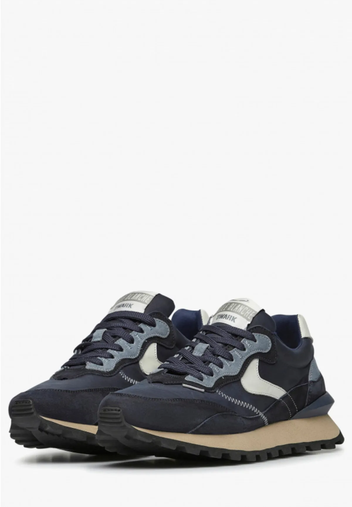 VOILE BLANCHE | SNEAKERS HOMBRE | QWARK HYPE MAN SUEDE/NYLON BLUE NAVY | AZUL