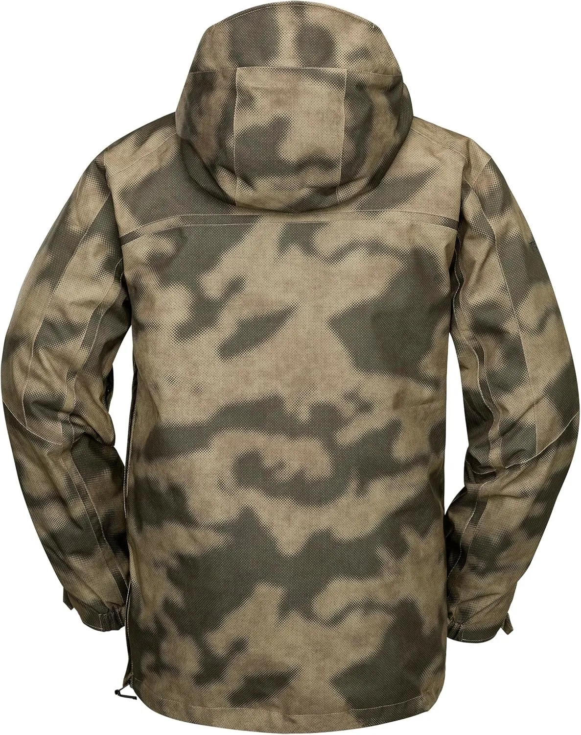 Volcom Men's Brighton Pullover Anarok Hooded Snowboard Jacket
