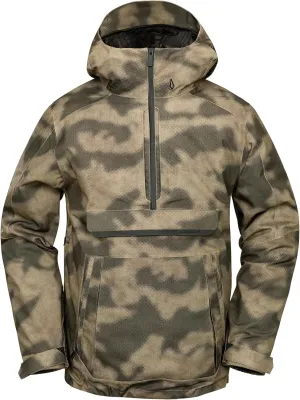 Volcom Men's Brighton Pullover Anarok Hooded Snowboard Jacket